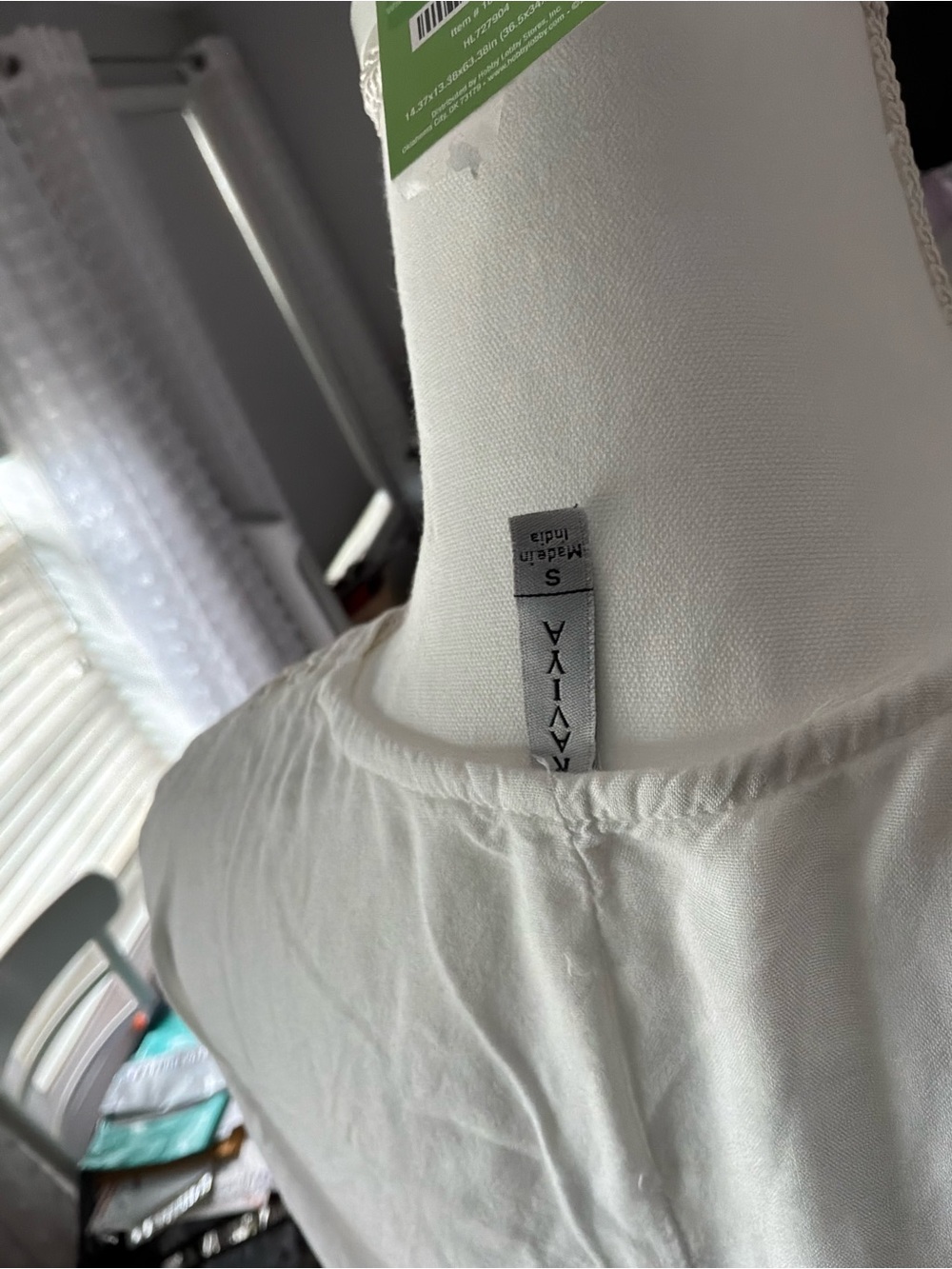 White Lace-Trim Beach Pool Swim Coverup - Picture 10 of 10